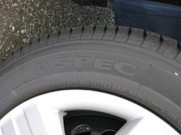 Photo - Tire Brand YOKOHAMA ASPEC