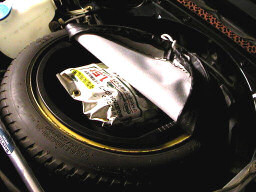 Photo - Temporary Spare Tire Bucket