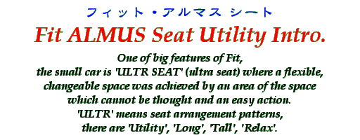 Title - Fit ALMUS Seat Utility Intro.