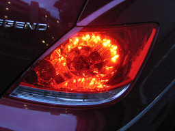 Photo - Left Tail Lamp at night